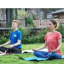 Rishikesh yogpeeth logo